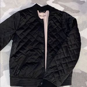 Black Hollister Bomber Jacket (S) Never Worn